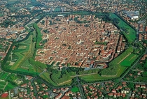 Lucca in Tuscany Italy is still a hidden city closed into its renaissance intact Walls