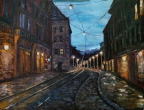 Lviv Painted by me Oil on canvas x cm