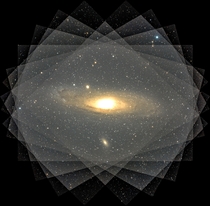 M Andromeda - with camera rotation between shots