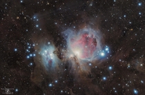 M Orion Nebula and Running Man Nebula shot  miles outside SLC Utah 