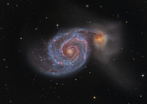 M The Whirlpool Galaxy x by Martin Pugh