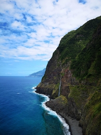 Madeira Island cliff 