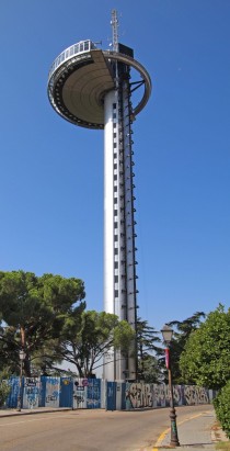 Madrid Spain - Faro de Moncloa tower 