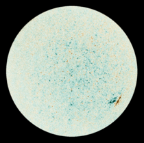 Magnetogram of the Sun by ESAs Solar Orbiter