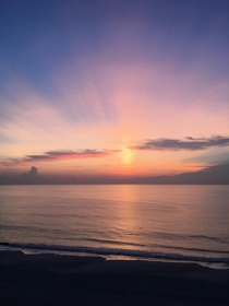 Magnificent sunrise at Jacksonville Beach FL today OC