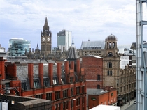 Manchester England Skyline  years of development 