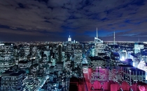 Manhattan from Rockefeller Center- 