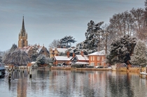 Marlow England coated in snow photographed by Lumenoid 