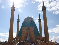 Mashkhur Jusup central mosque in Pavlodar Kazakhstan 