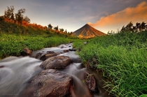 Mayon Volcano Albay in the Philippines  by Dacel Andes