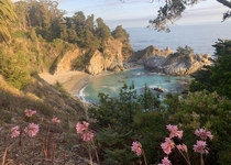 McWay Falls at golden hour One of many stops on a  mile trip 