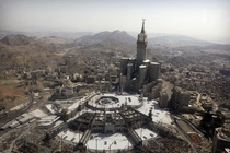Mecca Saudi Arabia  - That tower is  feet tall