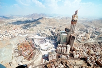Mecca Saudi Arabia Worlds largest clock faces 