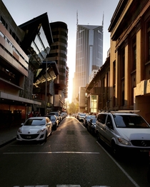 Melbourne streets at dusk  OC