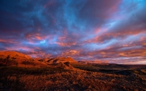Memorable sunrise captured on the outskirts of Glacier National Park Montana USA 