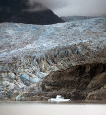 Mendenhall Glacier detail - Juneau Alaska 