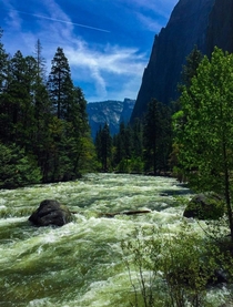 Merced River Yosemite USA 