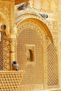 Mesmerizing golden hue of the golden city of India  Jaisalmer Rajasthan