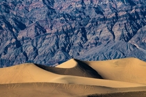 Mesquite Flat Sand Dunes In Death Valley NP 