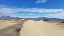 Mesquite Sand Dunes at Death Valley National Park 