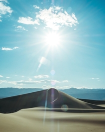 Mesquite Sand Dunes Death Valley California 