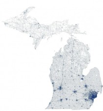 Michigan defined only by its road infrastructure x-post from rMichigan 