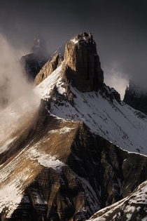 Mighty mountain of the Dolomites 