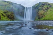 Mighty Skogafoss Southern Iceland 