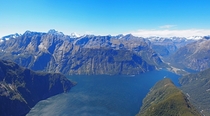 Milford Sound New Zealand - as seen from the iconic Mitre Peak 