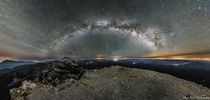 Milky Way Arc over Lassen Volcanic National Park in Northern California 