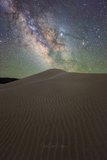 Milky Way Sand Dunes Death Valley NP California USA 
