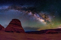 Milkyway in Arches National Park Utah 