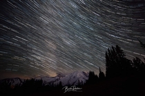 Milkyway timelapse at Mt Rainier 