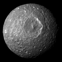 Mimas Saturns Death Star moon  x 