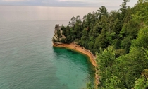 Miners castle Pictured Rocks National Lakeshore Upper Peninsula of Michigan 