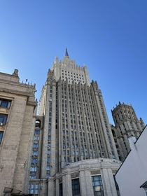 Ministry of Foreign Affairs headquarters Moscow Built 