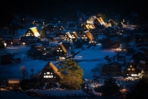 Minka homes in Shirakawa-go Japan 