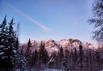 Missing winter sunsets in Eagle River AK 