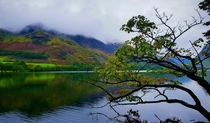 Misty Mountains  Lake Buttermere Lake District UK x