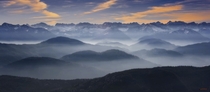Misty Mountains of Bavaria  by Peter Schlechte