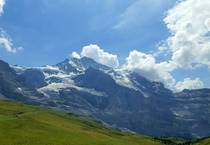 Mnch and Jaugfrau summits Bern Switzerland  x