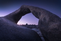 Mobius Arch everyone is shooting the Milky Way in a pit on the other side of me I was alone trying to get a different image 