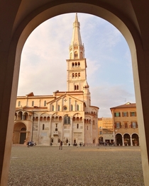Modena Italy The Duomo and the Ghirlandina tower