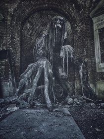 Monster in old mausoleum Poland 
