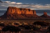 Monumental Sunrise Eagle and Sitting Hen Mesa Monument Valley UT 