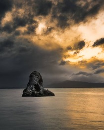 Moody Sunset in Nelson NZ 