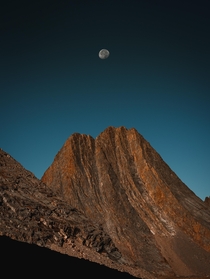Moonrise over Trinity Colorado USA 