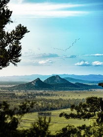 Mount Baga according to legend was formed by the rainbow serpent Yeppoon Queensland Australia 