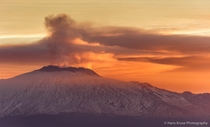 Mount Etna waking up Sicily Italy  Photo by Hans Kruse