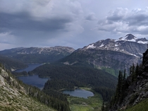 Mount Fosthall taken from Slate Mountain Monashee Provincial Park British Columbia  